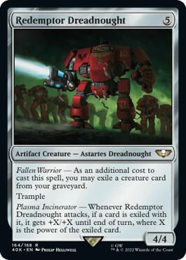 Redemptor Dreadnought (Surge Foil) (164) [Warhammer 40,000 Commander]