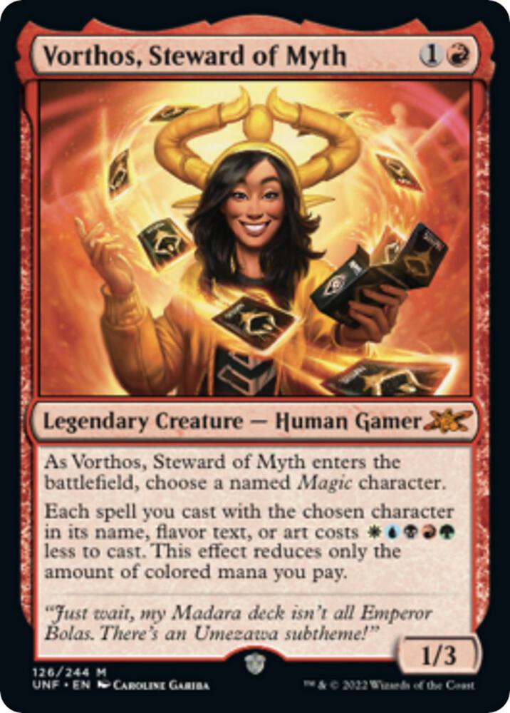 Vorthos, Steward of Myth (126) [Unfinity]