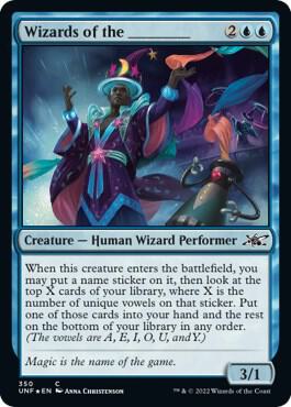 Wizards of the _______ (Galaxy Foil) (350) [Unfinity]