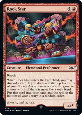 Rock Star (Galaxy Foil) (408) [Unfinity]