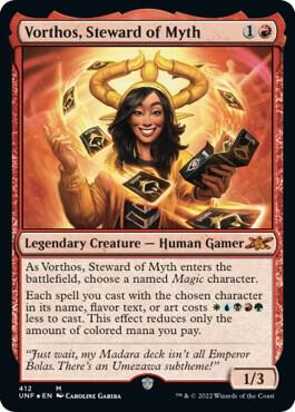 Vorthos, Steward of Myth (Galaxy Foil) (412) [Unfinity]