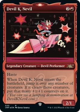 Devil K. Nevil (Showcase) (Galaxy Foil) (500) [Unfinity] [Showcase]