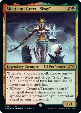 Meet and Greet "Sisay" (Galaxy Foil) (458) [Unfinity]