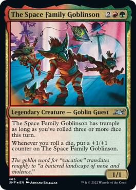 The Space Family Goblinson (Galaxy Foil) (465) [Unfinity]