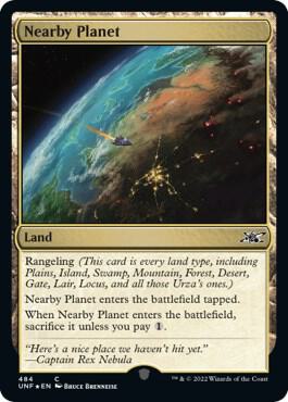 Nearby Planet (Galaxy Foil) (484) [Unfinity]