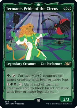 Jermane, Pride of the Circus (Showcase) (Galaxy Foil) (504) [Unfinity] [Showcase]