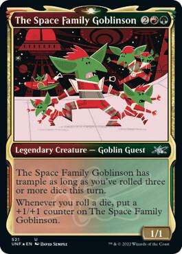The Space Family Goblinson (Showcase) (Galaxy Foil) (521) [Unfinity] [Showcase]