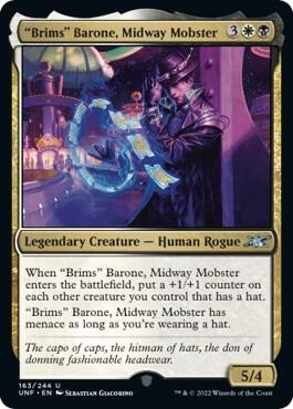 "Brims" Barone, Midway Mobster (163) [Unfinity]