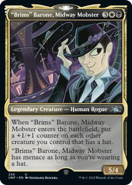 "Brims" Barone, Midway Mobster (Showcase) (256) [Unfinity] [Showcase]