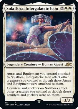 Solaflora, Intergalactic Icon (Galaxy Foil) (313) [Unfinity]