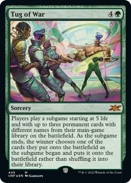 Tug of War (Galaxy Foil) (445) [Unfinity]