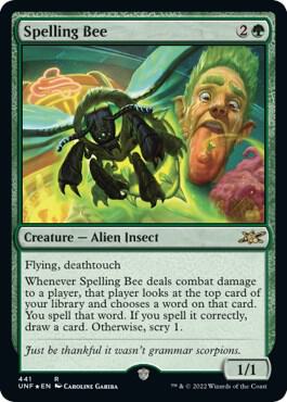 Spelling Bee (Galaxy Foil) (441) [Unfinity]