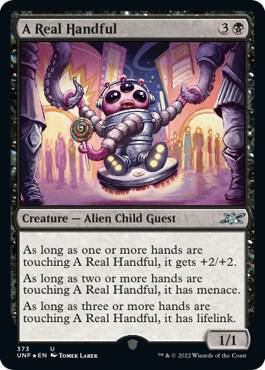 A Real Handful (Galaxy Foil) (373) [Unfinity]