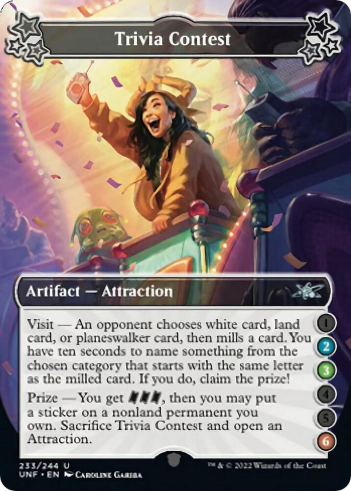 Trivia Contest (2-3-6) (233) [Unfinity]