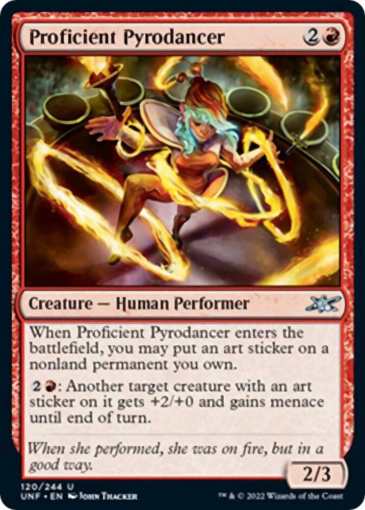 Proficient Pyrodancer (120) [Unfinity]