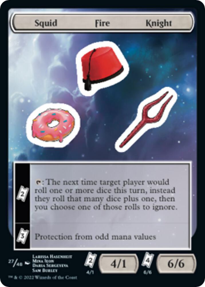 Squid Fire Knight (27) [Unfinity]