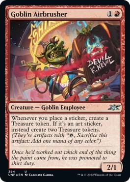 Goblin Airbrusher (Galaxy Foil) (394) [Unfinity]