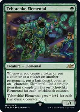 Tchotchke Elemental (158) [Unfinity]