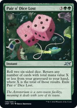 Pair o' Dice Lost (149) [Unfinity]