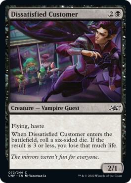 Dissatisfied Customer (72) [Unfinity]