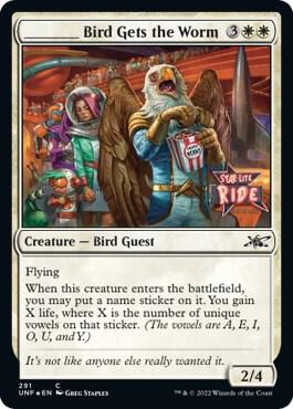 _____ Bird Gets the Worm (Galaxy Foil) (291) [Unfinity]