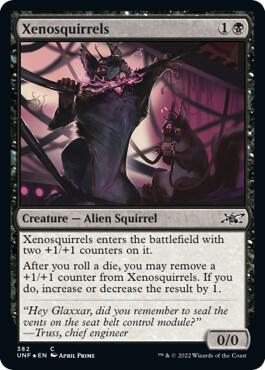 Xenosquirrels (Galaxy Foil) (382) [Unfinity]