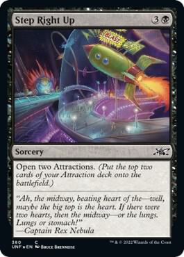Step Right Up (Galaxy Foil) (380) [Unfinity]