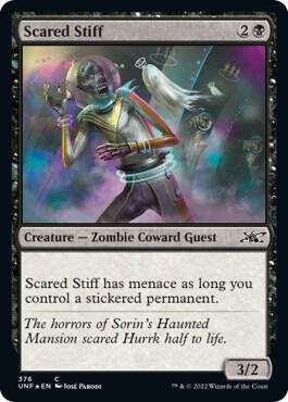 Scared Stiff (Galaxy Foil) (376) [Unfinity]
