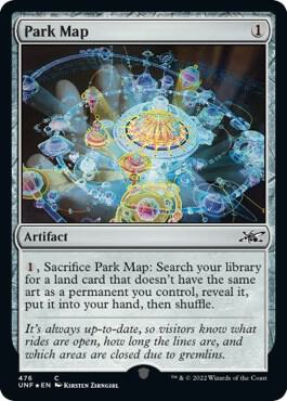 Park Map (Galaxy Foil) (476) [Unfinity]