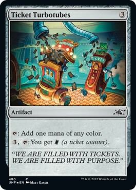 Ticket Turbotubes (Galaxy Foil) (480) [Unfinity]