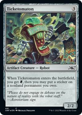 Ticketomaton (Galaxy Foil) (481) [Unfinity]