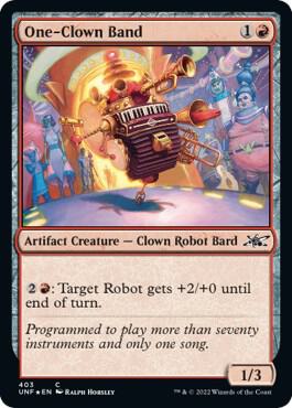 One-Clown Band (Galaxy Foil) (403) [Unfinity]