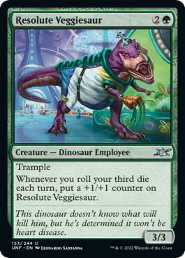Resolute Veggiesaur (153) [Unfinity]