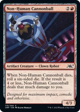 Non-Human Cannonball (115) [Unfinity]
