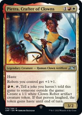 Pietra, Crafter of Clowns (176) [Unfinity]