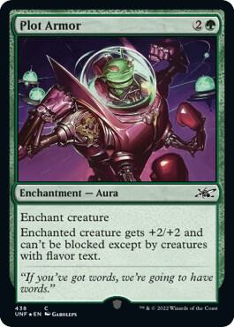 Plot Armor (Galaxy Foil) (438) [Unfinity]