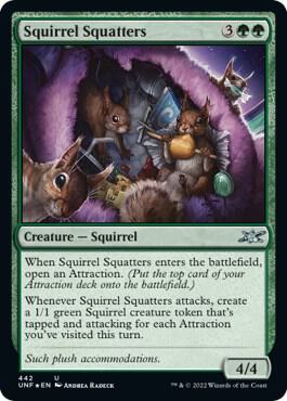 Squirrel Squatters (Galaxy Foil) (442) [Unfinity]