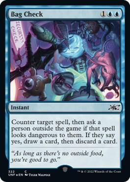 Bag Check (Galaxy Foil) (322) [Unfinity]