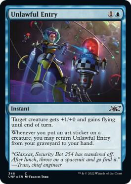 Unlawful Entry (Galaxy Foil) (348) [Unfinity]