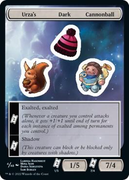 Urza's Dark Cannonball (4) [Unfinity]