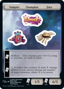 Vampire Champion Fury (43) [Unfinity]