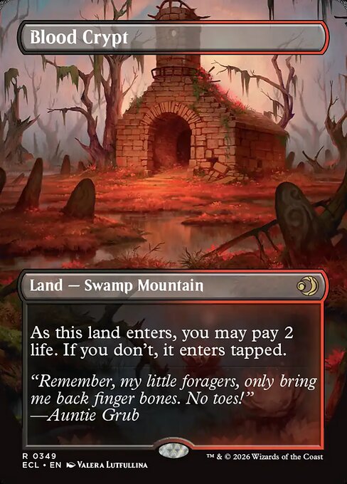 Blood Crypt (Borderless) (349) [Lorwyn Eclipsed] Reverse