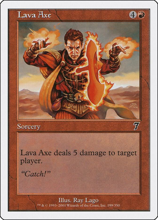 Lava Axe (199) [Seventh Edition]