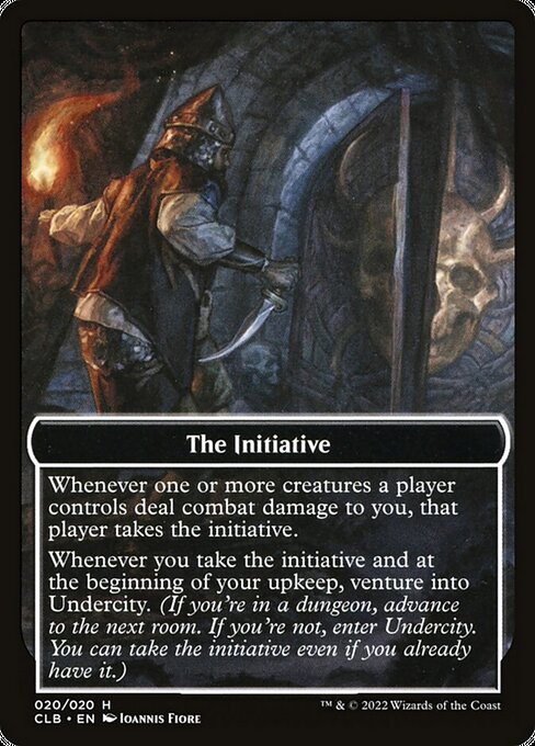 Undercity // The Initiative (20) [Battle for Baldur's Gate Tokens] Reverse