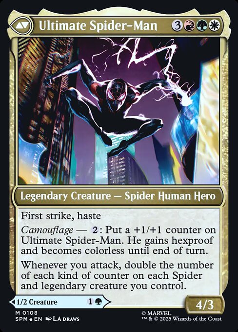 Miles Morales (108) [Prerelease Cards] Reverse