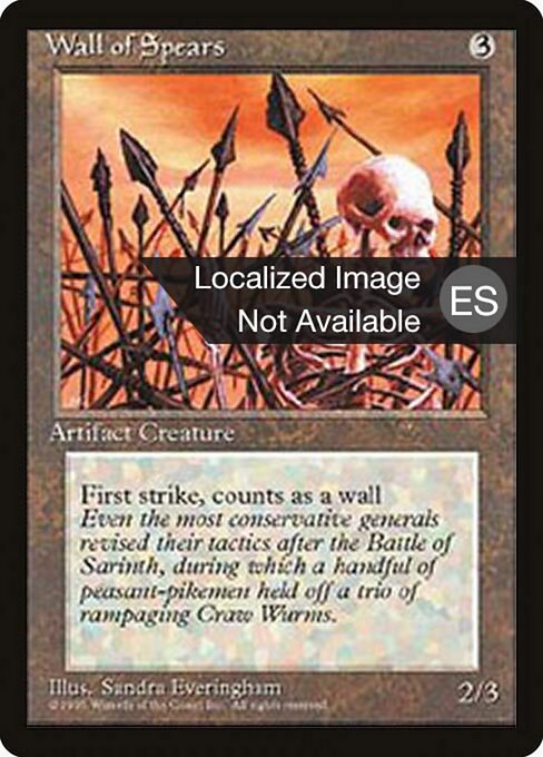 Wall of Spears (356) [Fourth Edition Foreign Black Border]