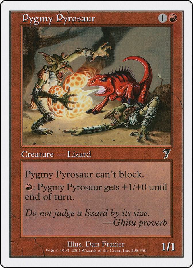 Pygmy Pyrosaur (208) [Seventh Edition]