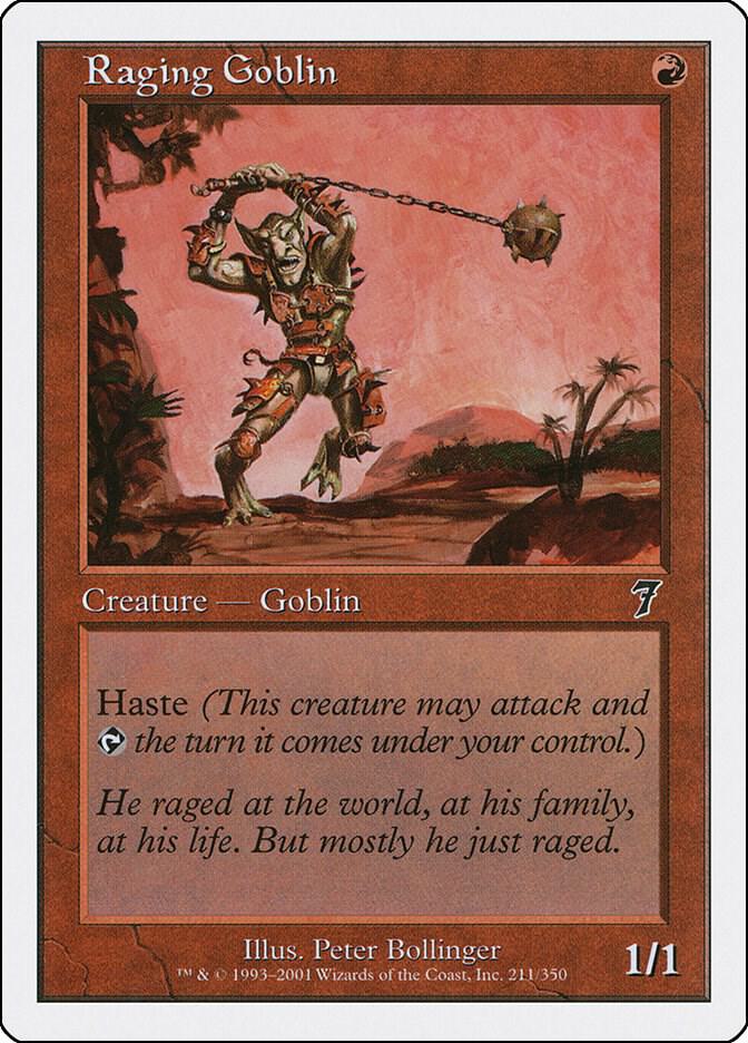 Raging Goblin (211) [Seventh Edition]