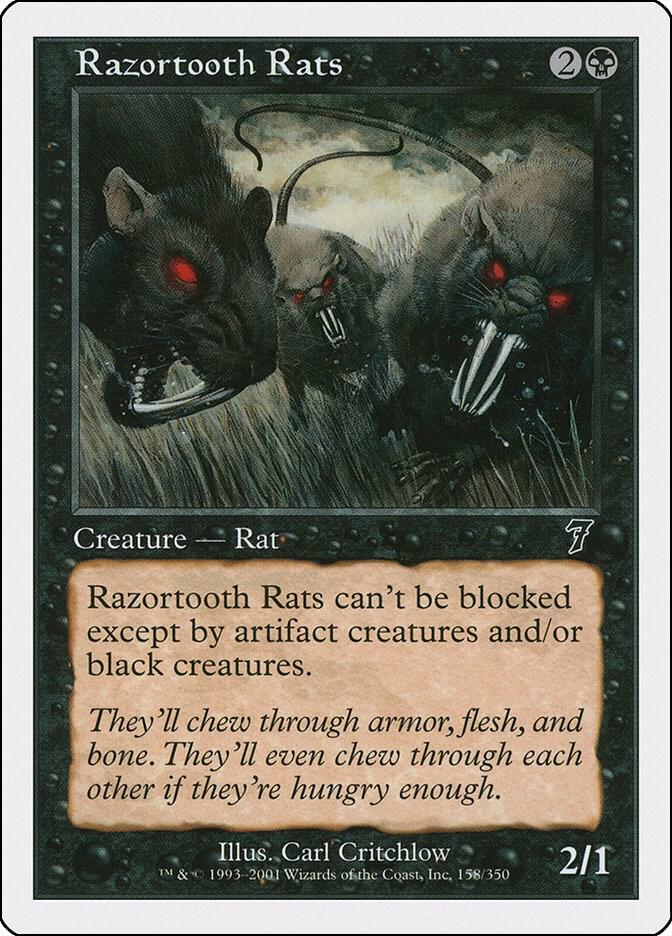Razortooth Rats (158) [Seventh Edition]