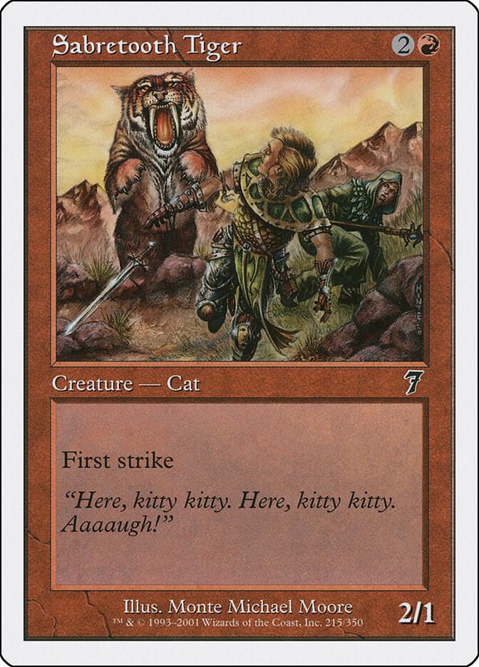 Sabretooth Tiger (215) [Seventh Edition]